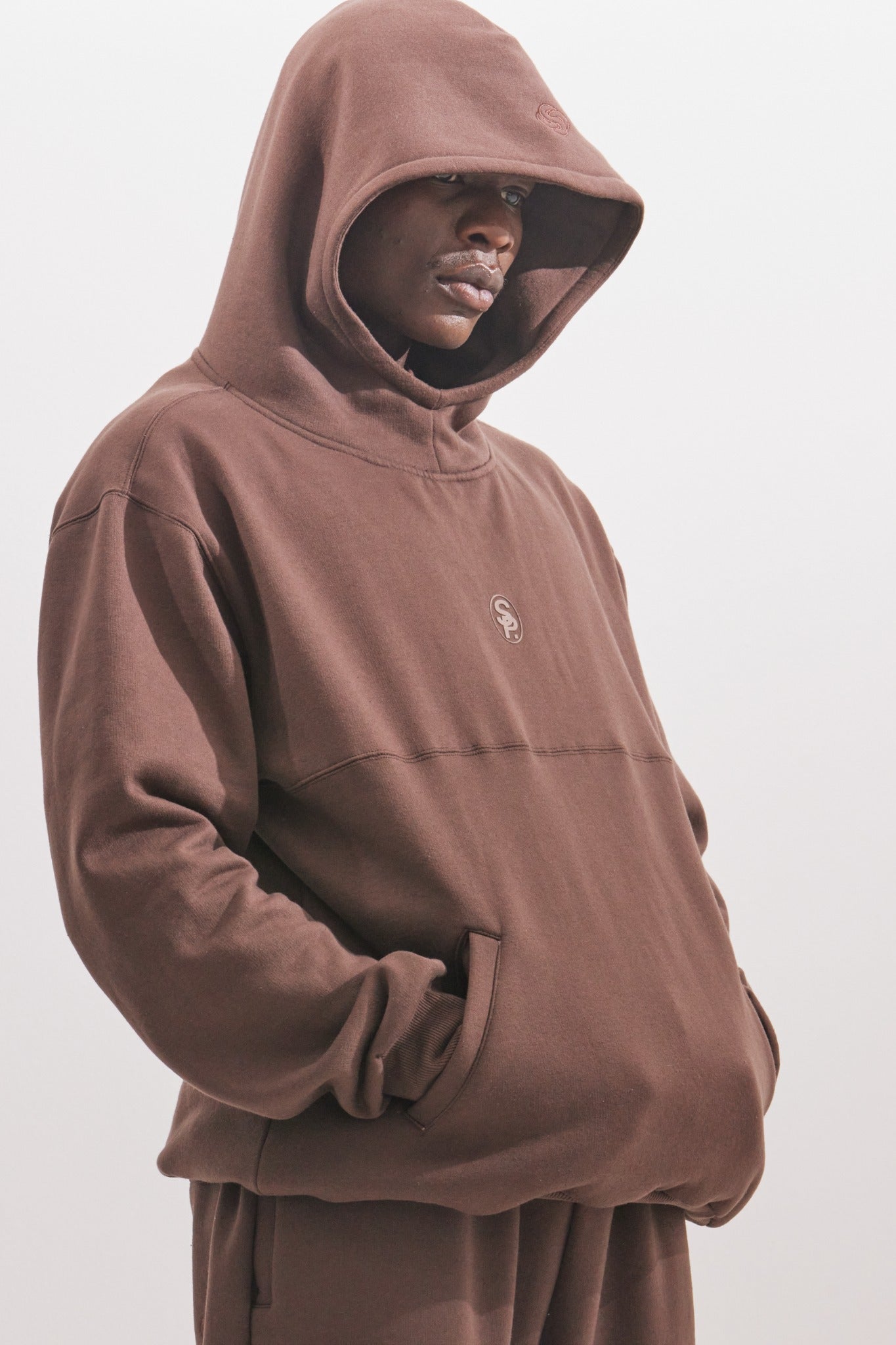 calça de moletom marrom / blusa de moletom marrom  / brown sweatpants / brown men's hoodie