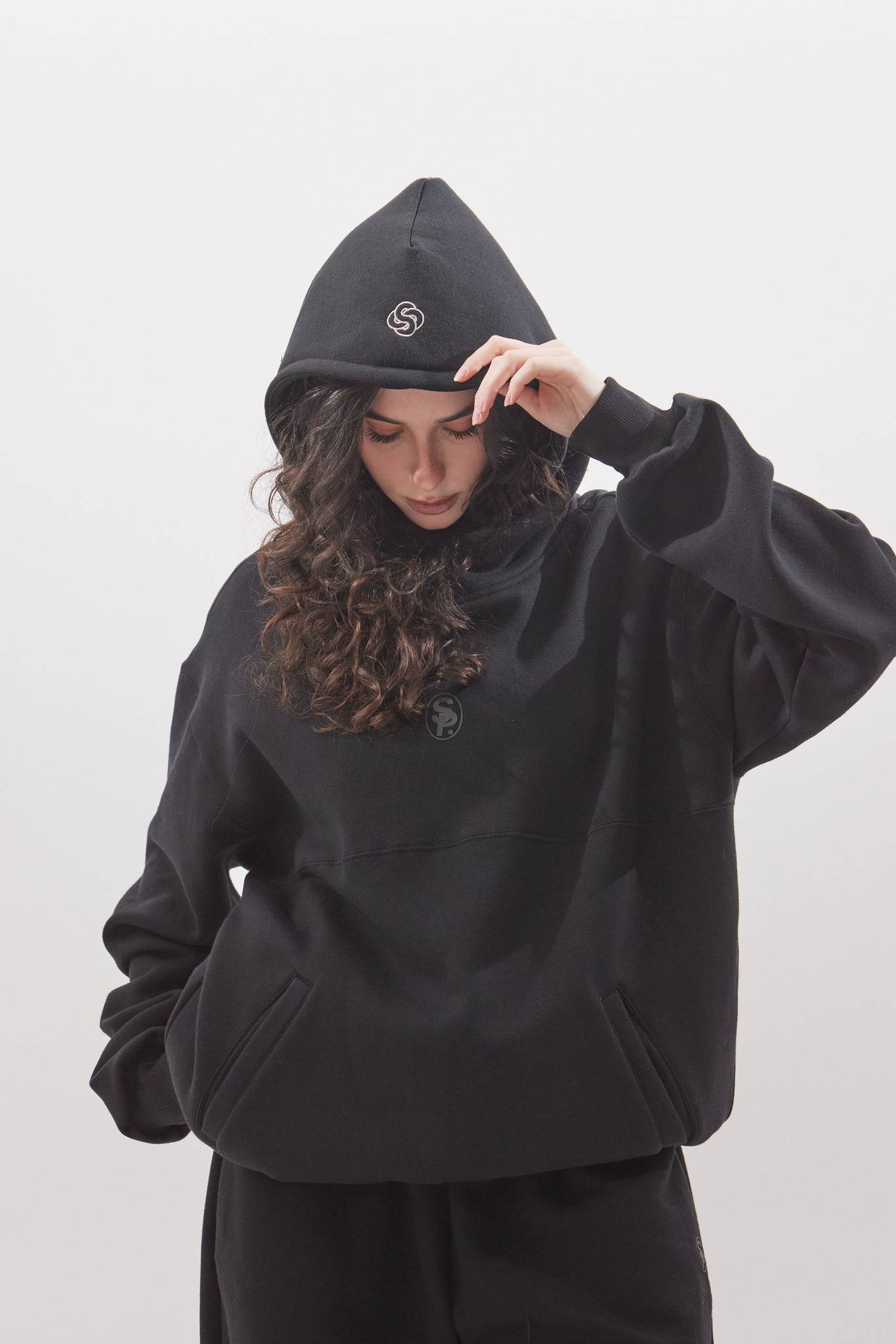 blusa de moletom preta / calça de moletom preta / black sweatpants / black hoodie