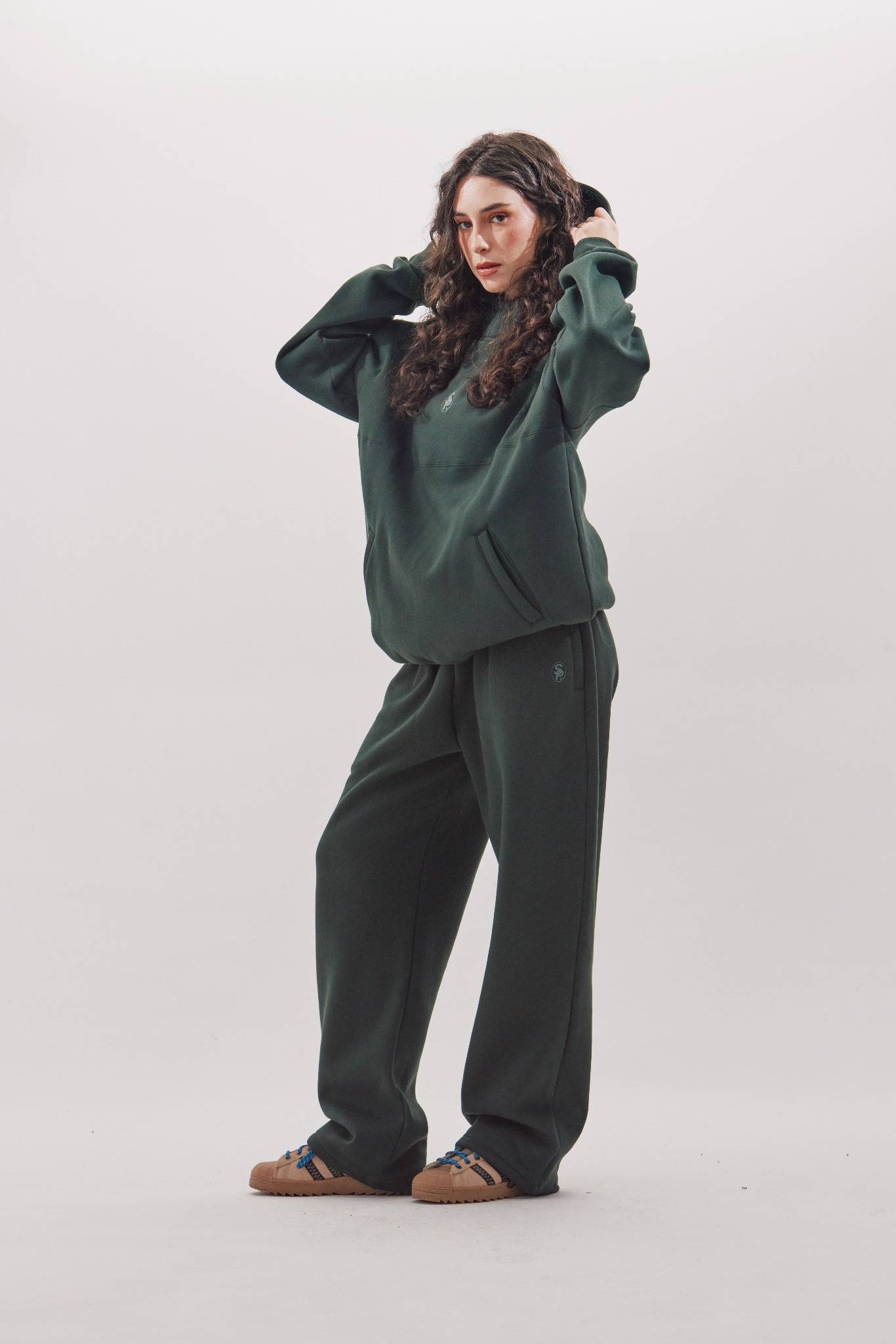 calça de moletom verde / hoodie verde  / green pants / green women's hoodie