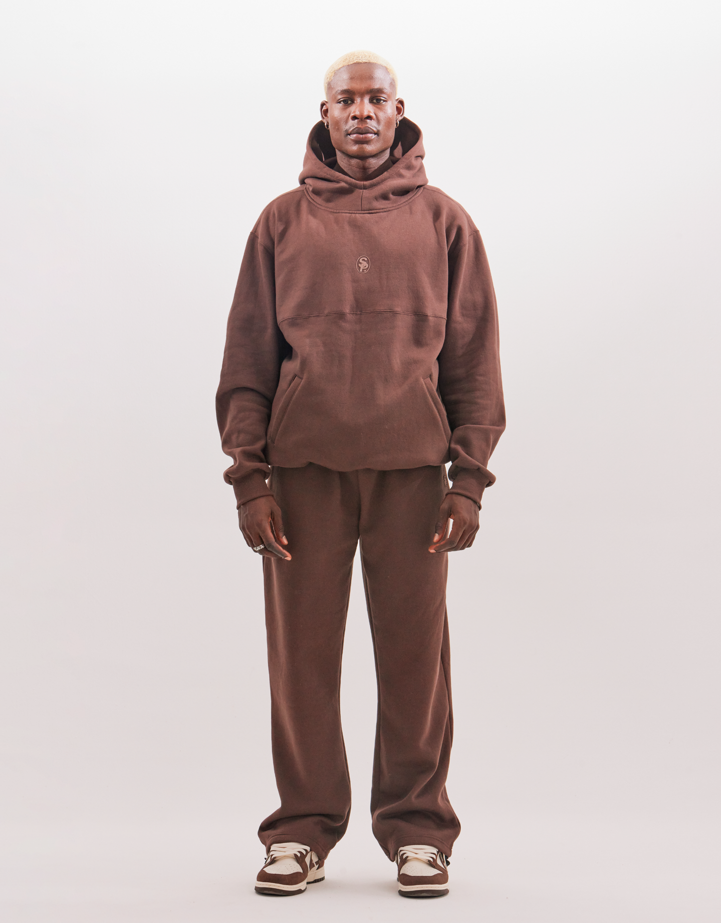 calça de moletom bege / blusa de moletom bege  / off white sweatpants / off white men's hoodie