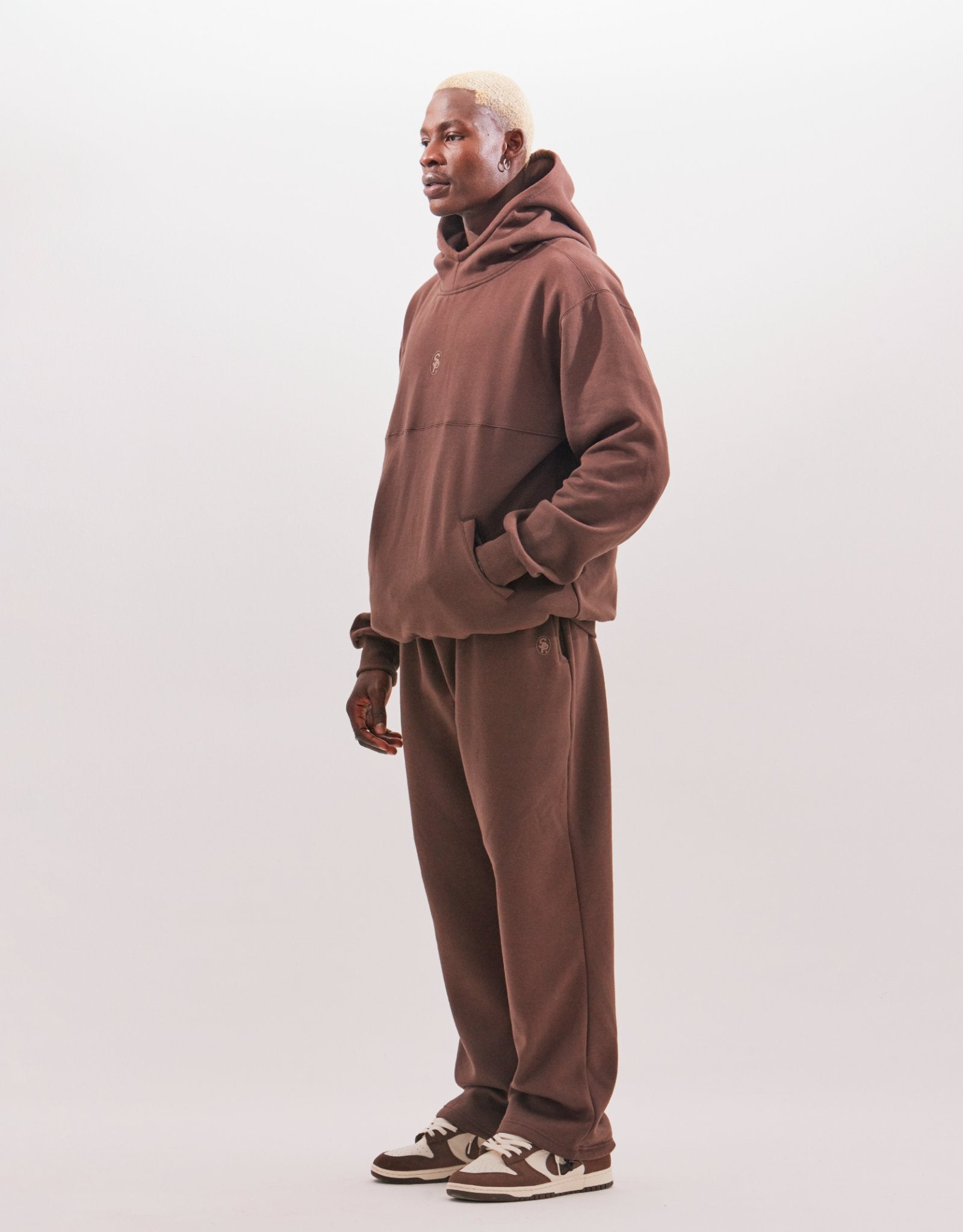 blusa de moletom marrom / calça de moletom marrom / brown sweatpants / brown hoodie