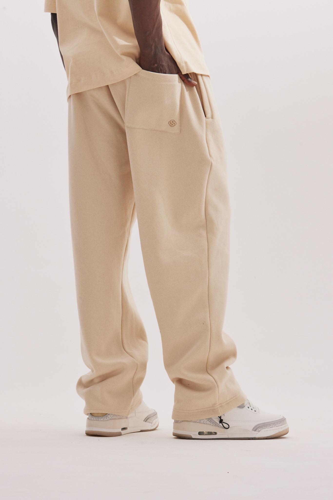 Calça Straight - Baunilha