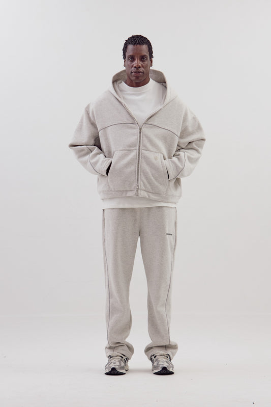 Moletom Zip-Up Caminhos - Cinza