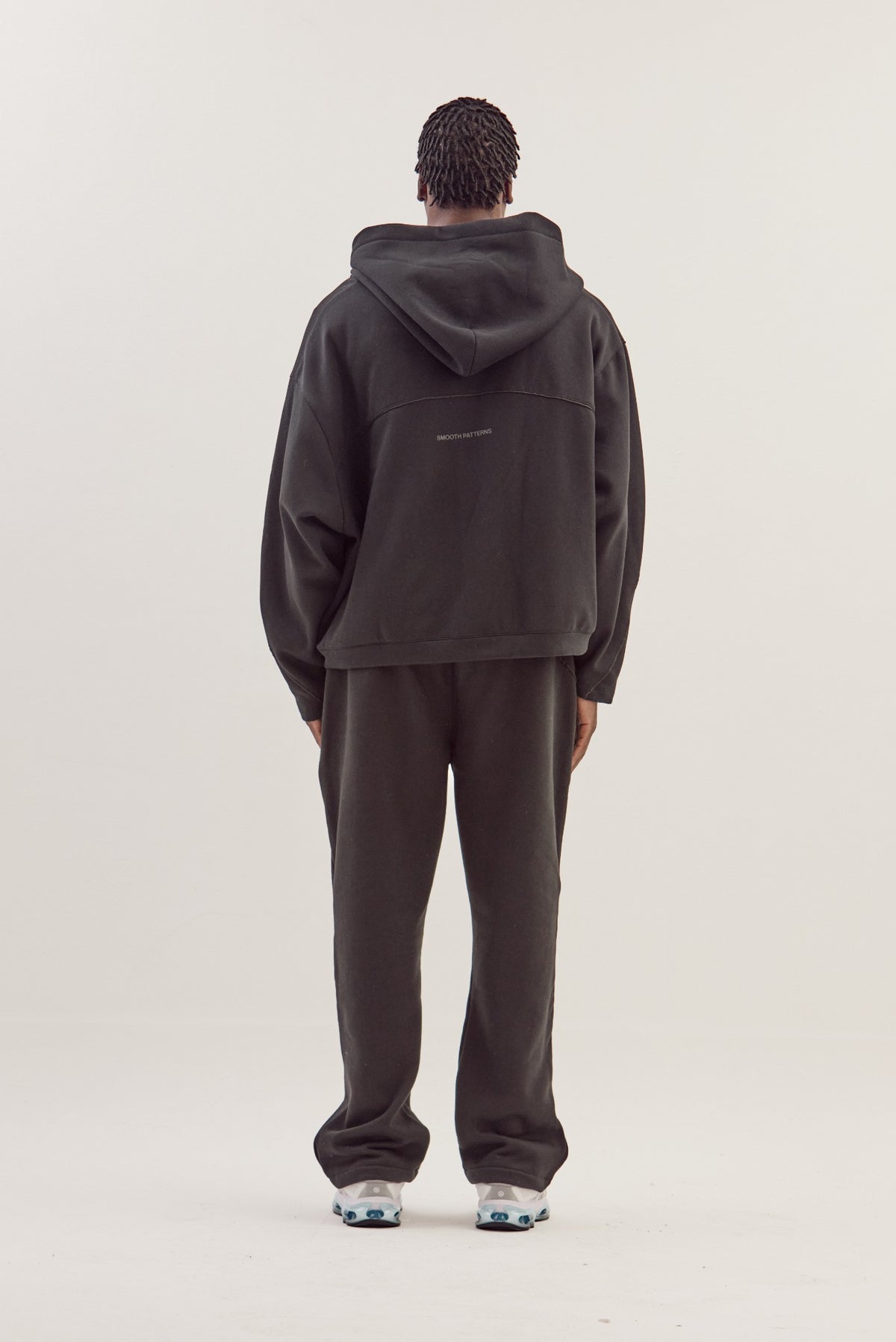 Moletom Zip-Up Caminhos - Preto