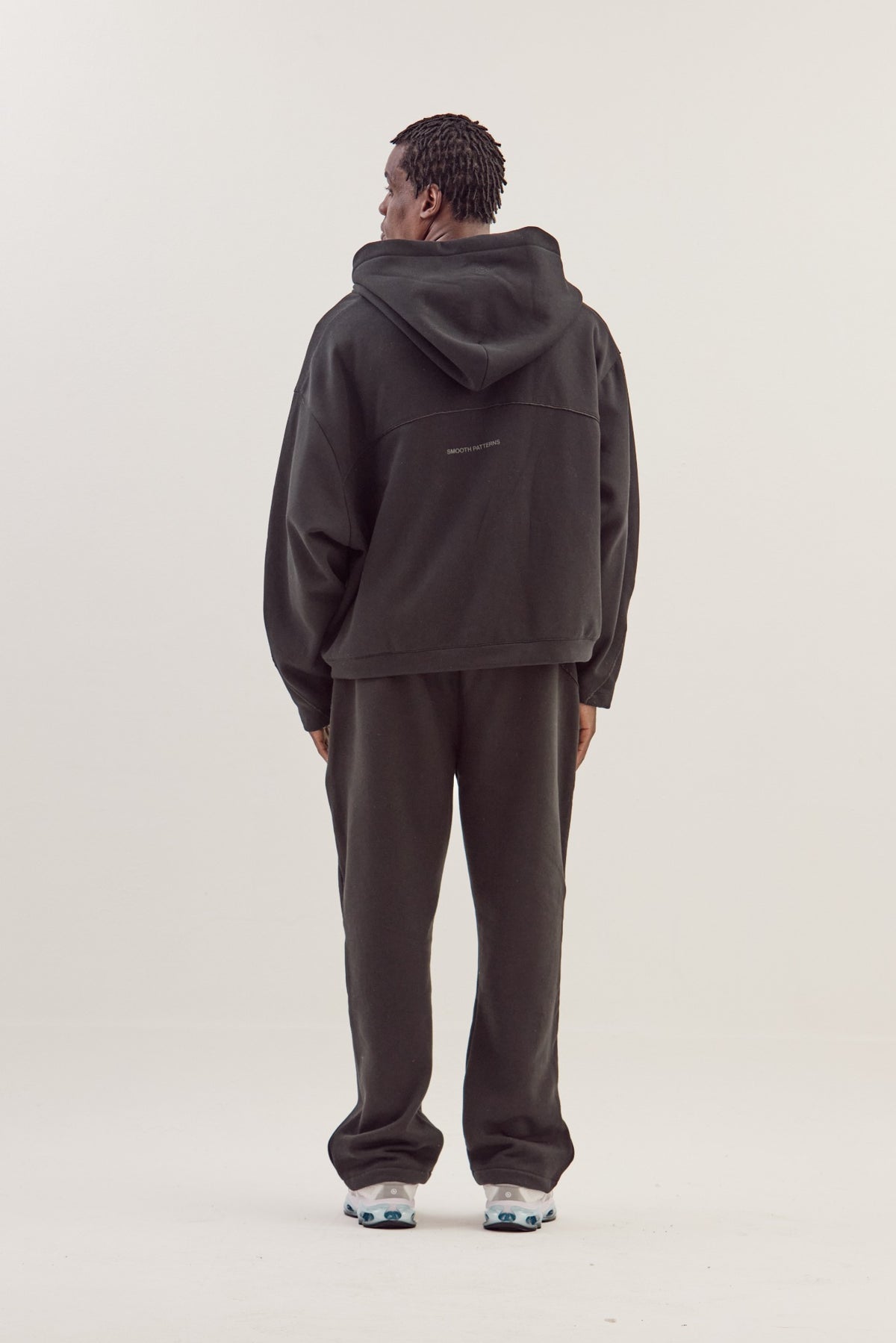Moletom Zip-Up Caminhos - Preto