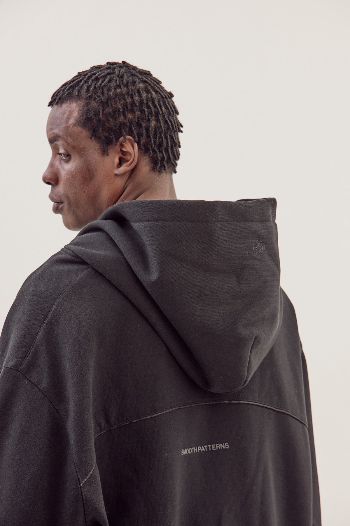Moletom Zip-Up Caminhos - Preto